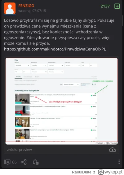 RaoulDuke - Nie dam plusa bo wiadomo… Mimo wszystko dzięki!