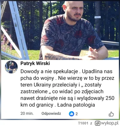 T1001 - Na profilowym Sławka, choc sam Sławek mówi o "rosyjskich dronach"
#polskieonu...