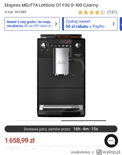 maikeleleq - Jaki ekspres do kawy polecacie w budżecie do 2000zł? Głównie kawy mleczn...