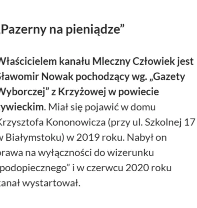Aminxop - #kononowicz #patostreamy NOWAK 

To tylko cytat