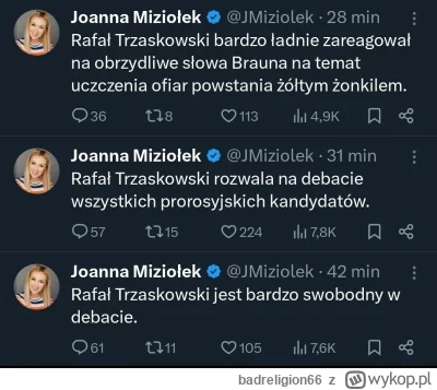 badreligion66 - #debata #polityka  Skoro Miziołek tak napisała to naprawdę jest dobrz...