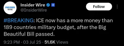 Phallusimpudicus - ICE*  ma teraz więcej hajsu niż armia Włoch 

*takie amerykańskie ...