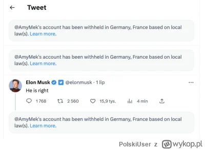 PolskiUser - Tymczasem konto Amy Mek oglądane z niemieckiego IP wygląda tak (oczywiśc...
