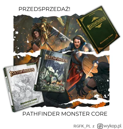 RGFK_PL - Ruszyły preordery na 4 warianty nowego podręcznika do Pathfindera - Monster...