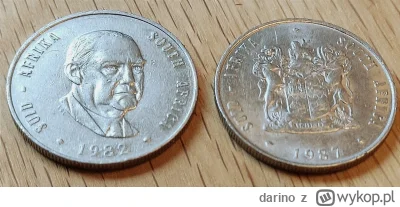 darino - RPA 1 Rand lata 1980-te
#numizmatyka #monety