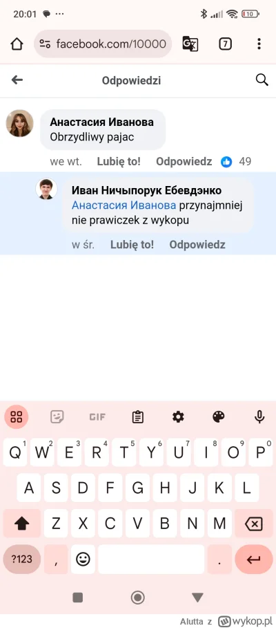 Alutta - Uuuu, ale Wam ktoś pojechał w komentarzu pod fotką tego mordercy