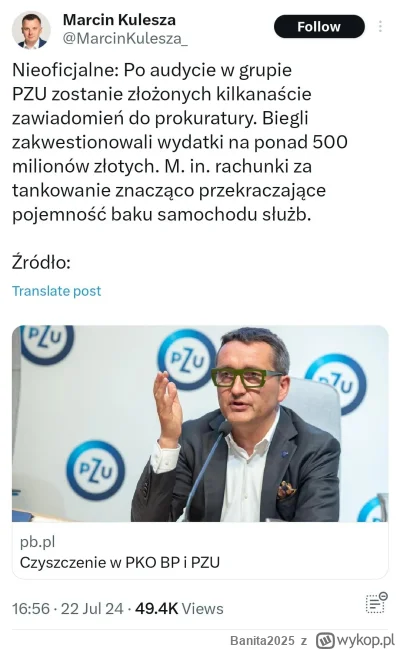 Banita2025 - #polska #polityka #bekazpisu #pieniadze #pzu