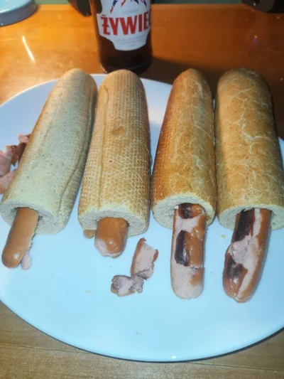 abuk123 - #przegryw kolacja amerykańska czyli hot dogi bo święto USA jest @Van-der-Le...