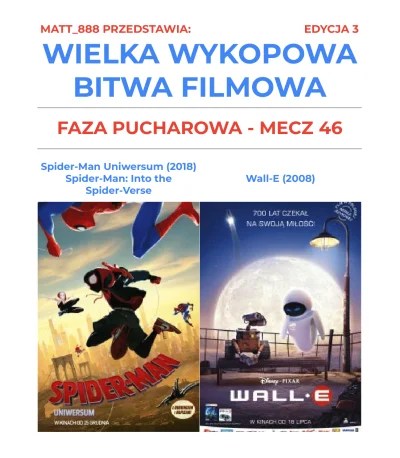 Matt888 - WIELKA WYKOPOWA BITWA FILMOWA - EDYCJA 3!

Tag do obserwacji lub czarnolist...