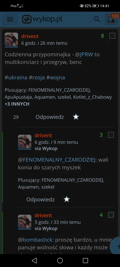 bombastick - @drivent: powiem więcej lubisz pulsować podobne, baaaa być niejednokrotn...