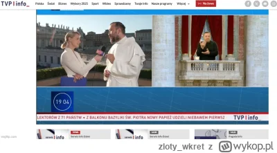 zloty_wkret - #konklawe 
jakiś śmieszek pracuje w TVP info xD