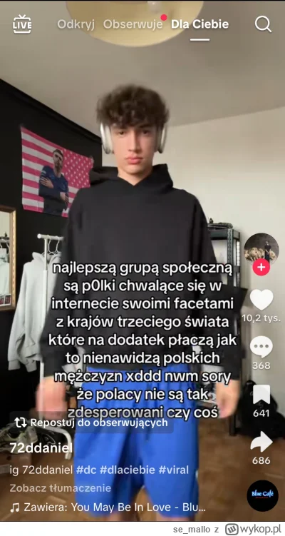 se_mallo - oski rzucający blackpillowym kontentem to już w polskich socialach coś nor...