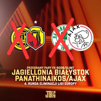 lepaq - OFICJALNIE.
JAGIELLONIA BIAŁYSTOK VS AJAX AMSTERDAM
W IV RUNDZIE ELIMINACJI L...