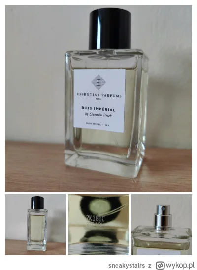sneakystairs - Sprzedam flakon z ubytkiem:
Essential Parfums Bois Imperial 
Cena: 300...