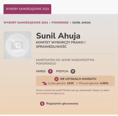 wezsepigulke - W ostatnich wyborach elekcji nie uzyskał Sunil #!$%@?.

#wybory #bekaz...