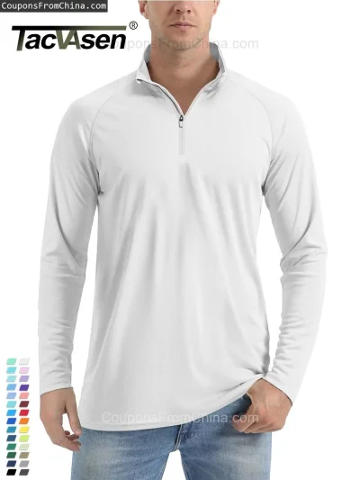 n____S - ❗ TACVASEN UPF 50+ Sun/UV Protection T-Shirt 1/4 Zip
〽️ Cena: 13.38 USD
➡️ S...
