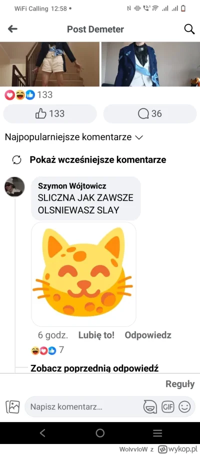 WolvvloW - #spermiarzalert 

Beka polega na tym, że to zdjęcie chuopa, co się za babę...