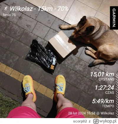 scorp02 - 114 509,51 - 15,01 = 114 494,50

Bieg do paczkomatu w ramach biegu na 70% i...