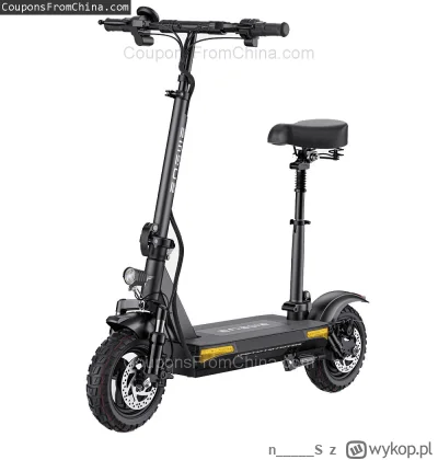 n____S - ENGWE S6 18Ah 48V 500W Electric Scooter with Seat [EU]
Cena: $599.99
Sklep: ...