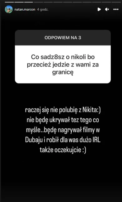 raszko754 - Natan Marcoń nie masz żadnej godności. Patrzcie co wysyłał kilka dni temu...