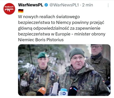 p.....n - Dziękuję, nie skorzystam. 

#wojna #niemcy #polska #armia #mon #nato #polit...