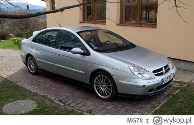 MG78 - Widziałem też, że niektórzy śmiali się ze starego samochodu (Citroen C5 z 2002...