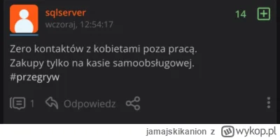 jamajskikanion - @sqlserver: tak czułem że nie będę musiał długo szukać czegoś takieg...