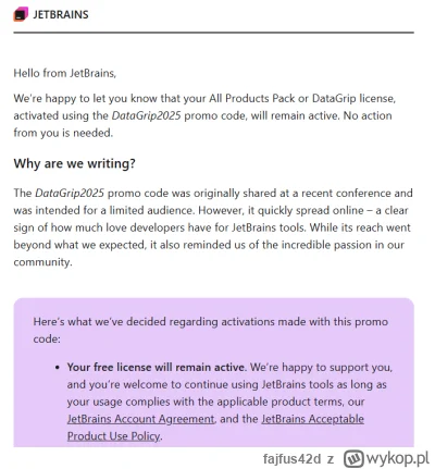 fajfus42d - @chrzano: ja Was lubię! dali ale nie zabrali ( ͡° ͜ʖ ͡°) za cienki w usza...