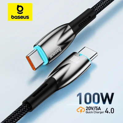 n____S - ❗ Baseus PD100W LED Cable Type-C 1m
〽️ Cena: 4.72 USD (dotąd najniższa w his...