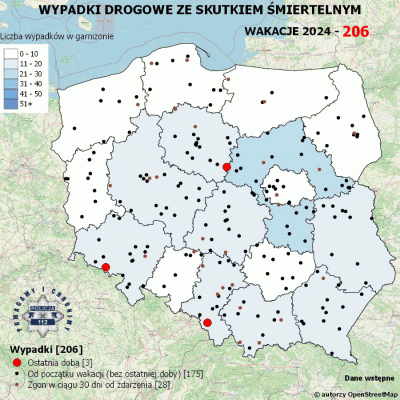 Salido - Minął 36. (z 73) dzień wakacji. 

W ciągu ostatniej doby miały miejsce 3 wyp...