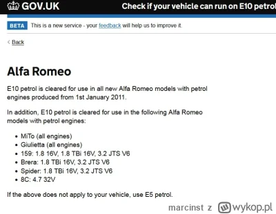 marcinst - @skarpetyodyna: Mhm, popatrz na Alfę Romeo, praktycznie żadna przed 2011 n...