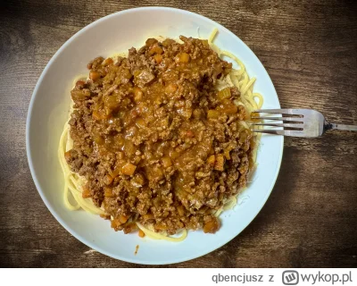 qbencjusz - Spaghetti z Ragù Bolognese 😋
  #gotujzwykopem  #samsobiegotuje