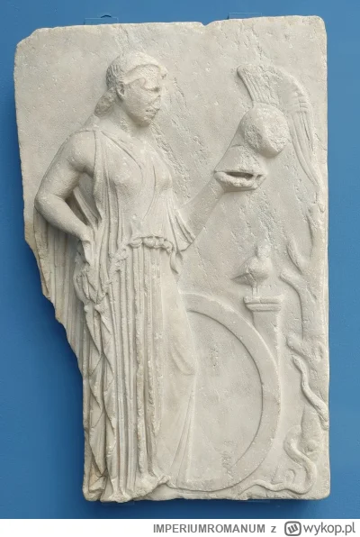 IMPERIUMROMANUM - Relief rzymski ukazujący boginię Minerwę

Relief rzymski ukazujący ...