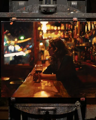 raeurel - autor: Casey Baugh
The Bartender

#sztuka #rart #malarstwo #obrazy