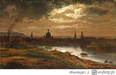 dhaulagiri - Drezno przy świetle księżyca
Johan Christian Dahl

#sztuka #art #obrazy ...