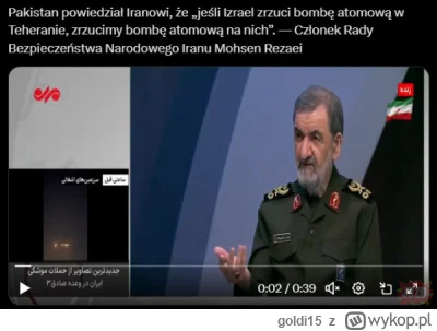goldi15 - #wojna #izrael  #iran A to dobre, mam nadzieję że zrobią porządek z tym Izr...