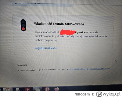 Nikodem - Mirki, kumpel ma problem. Zalożył sobie skrzynkę na gmailu którą chcial wyk...