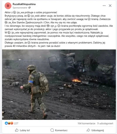 KwadratF1 - #ukraina #rosja #polityka #polska #wojna #geopolityka
Na FB masowy wysyp ...