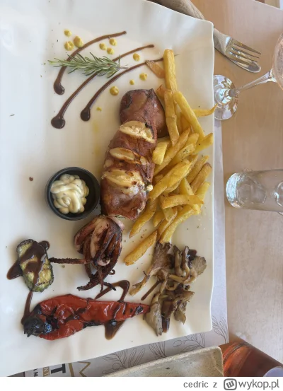 cedric - Nadziewana feta kałamarnica za 18euro