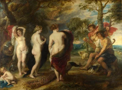 n.....a - #malarstwo Peter Paul Rubens "Sąd Parysa"