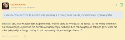 lexico - typowa p0lka
na co dzień cnotka, ale seks z 5 murzynami to dla niej normalno...