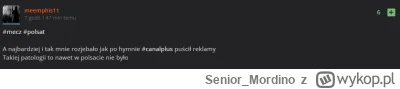 Senior_Mordino - @meemphis11: Któren to wczoraj mirek na to narzekał? Trza mu dać plu...