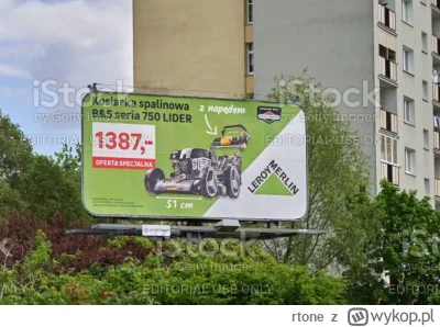 rtone - Dlaczego kogoś miałby wściekać zdjęcie dużej tablicy reklamowej sklepów budow...