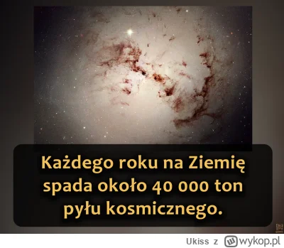 Ukiss - Większość pyłu kosmicznego pochodzi z kolizji asteroid i od aktywnych komet, ...