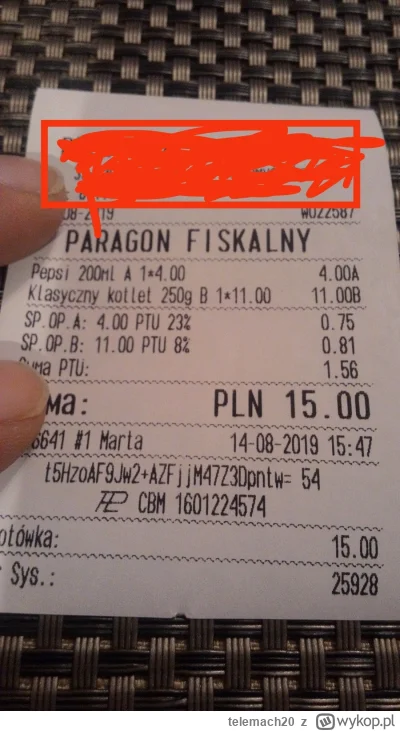 telemach20 - Jestem tak stary, że pamiętam czasy jak można było obiad zjeść za 15 zł ...