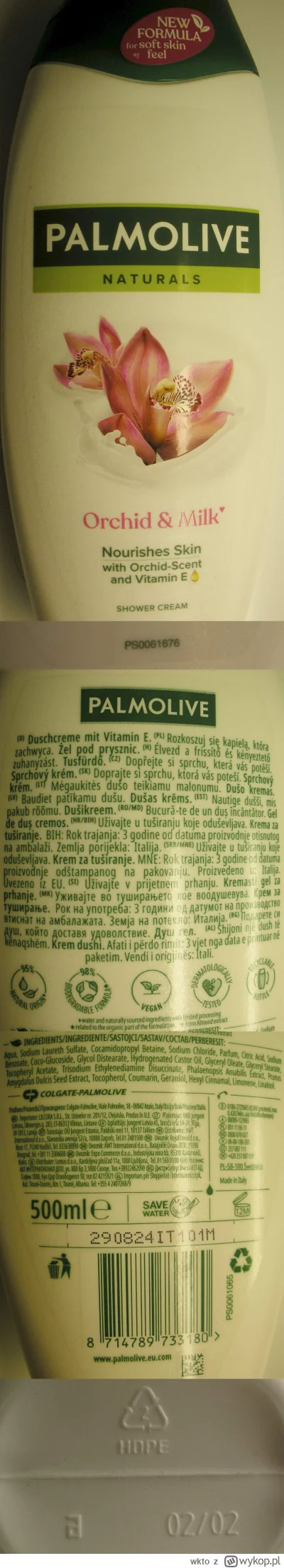 wkto - #listaproduktow
#zelprysznic Orchid & Milk Palmolive Naturals #palmolive
aktua...