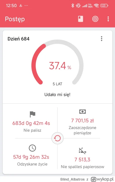 Blind_Albatros - Powodzenia Mirku, mi pomogła książki easy way to stop smoking