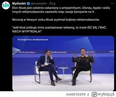 mati030299 - ,,mnie szantażować pieniędzmi?" ( ͡° ͜ʖ ͡°) 
#musk #elonmusk #polityka #...