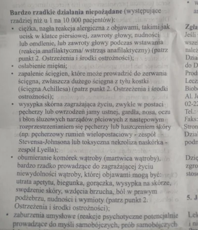 LubiePieski - @Koronanona: czytam ulotkę i tam jest dosłownie opisane to co on ma XD ...