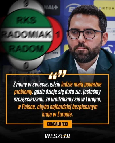 EliadezPoznania - W 2026 roku Feio wyda książkę pt: "Goncalo Feio. Przemyślenia o kon...